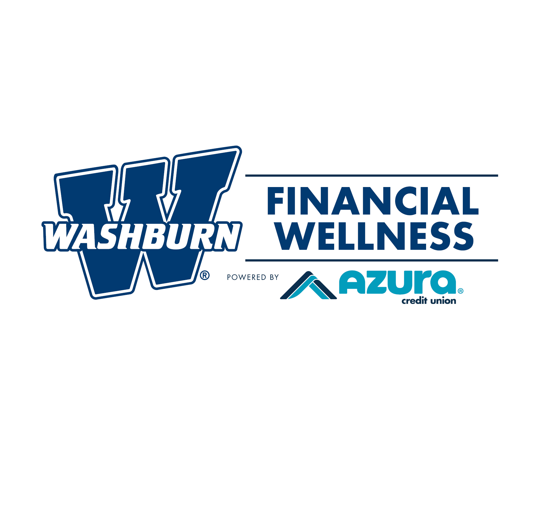 Washburn University and Azura Financial Wellness logo
